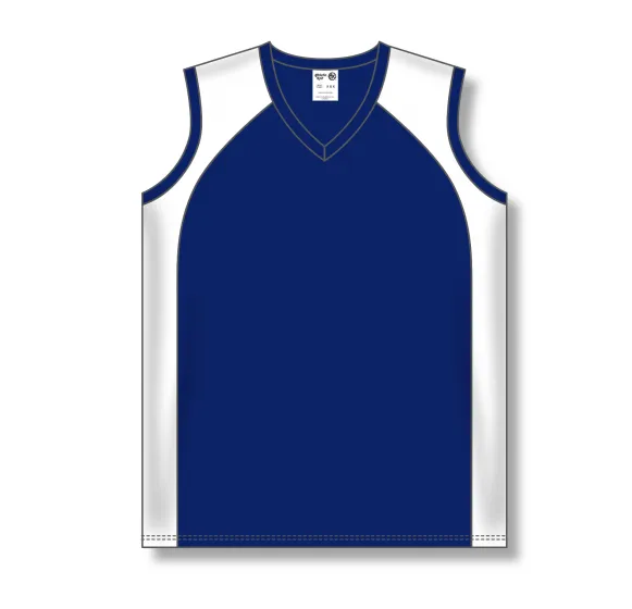 Athletic Knit (AK) BA601L-216 Ladies Navy/White Softball Jersey