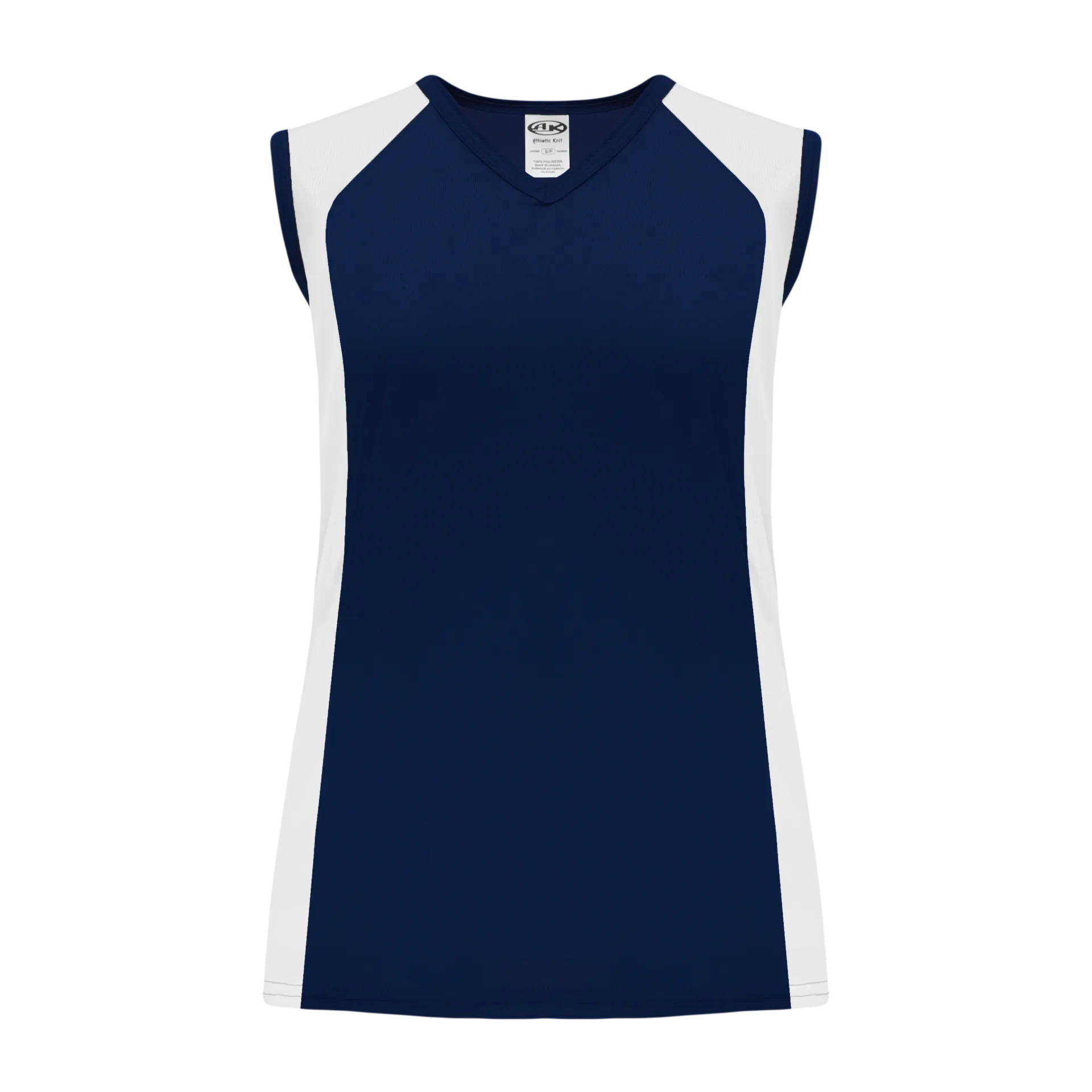 Athletic Knit (AK) BA601L-216 Ladies Navy/White Softball Jersey