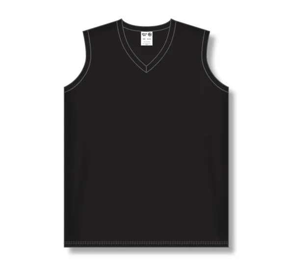 Athletic Knit (AK) BA635L-001 Ladies Black Softball Jersey