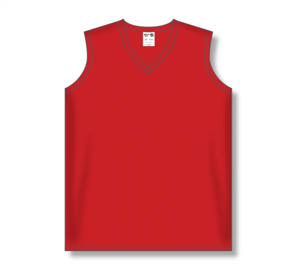 Athletic Knit (AK) BA635L-005 Ladies Red Softball Jersey