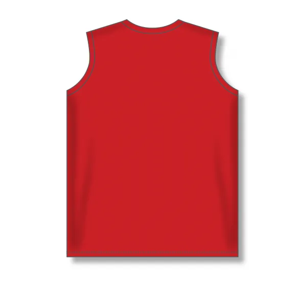 Athletic Knit (AK) BA635L-005 Ladies Red Softball Jersey