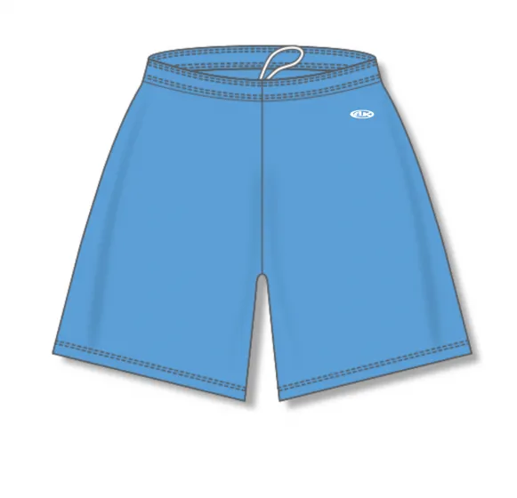 Athletic Knit (AK) BAS1300L-018 Ladies Sky Blue Baseball Shorts