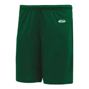 Athletic Knit (AK) BAS1300L-029 Ladies Dark Green Baseball Shorts
