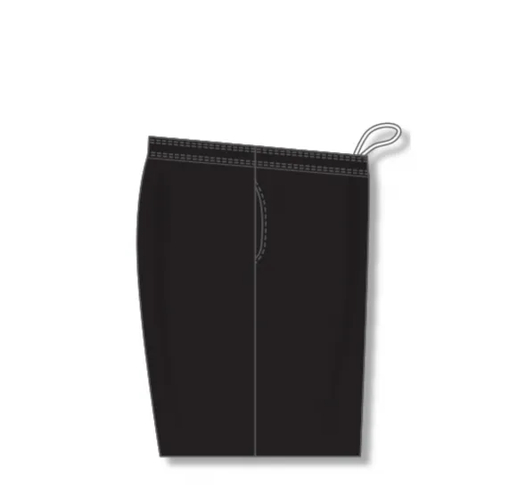 Athletic Knit (AK) BAS1700L-001 Ladies Black Baseball Shorts
