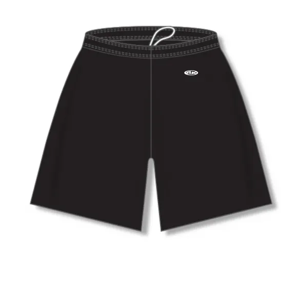Athletic Knit (AK) BAS1700L-001 Ladies Black Baseball Shorts