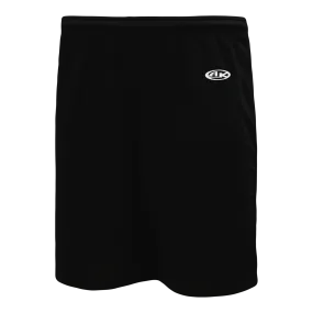 Athletic Knit (AK) BAS1700L-001 Ladies Black Baseball Shorts