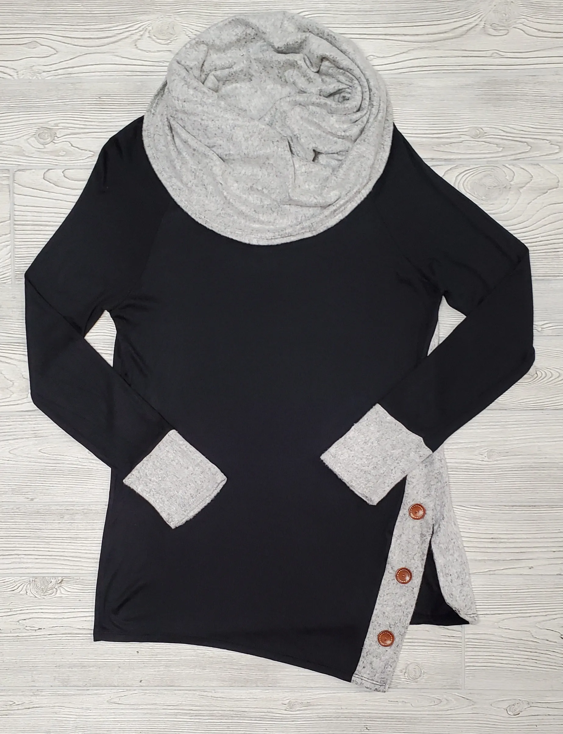 Aybil Ribbed Knit Tunic Top