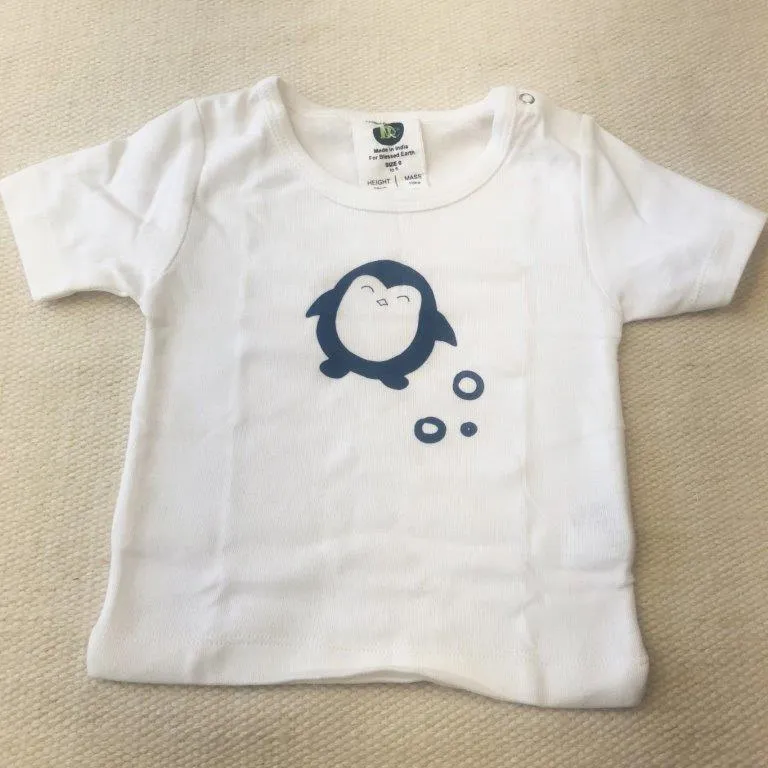 Baby Short Sleeve Printed Crews -