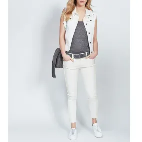 Berenice - Veste En Jean Blanc