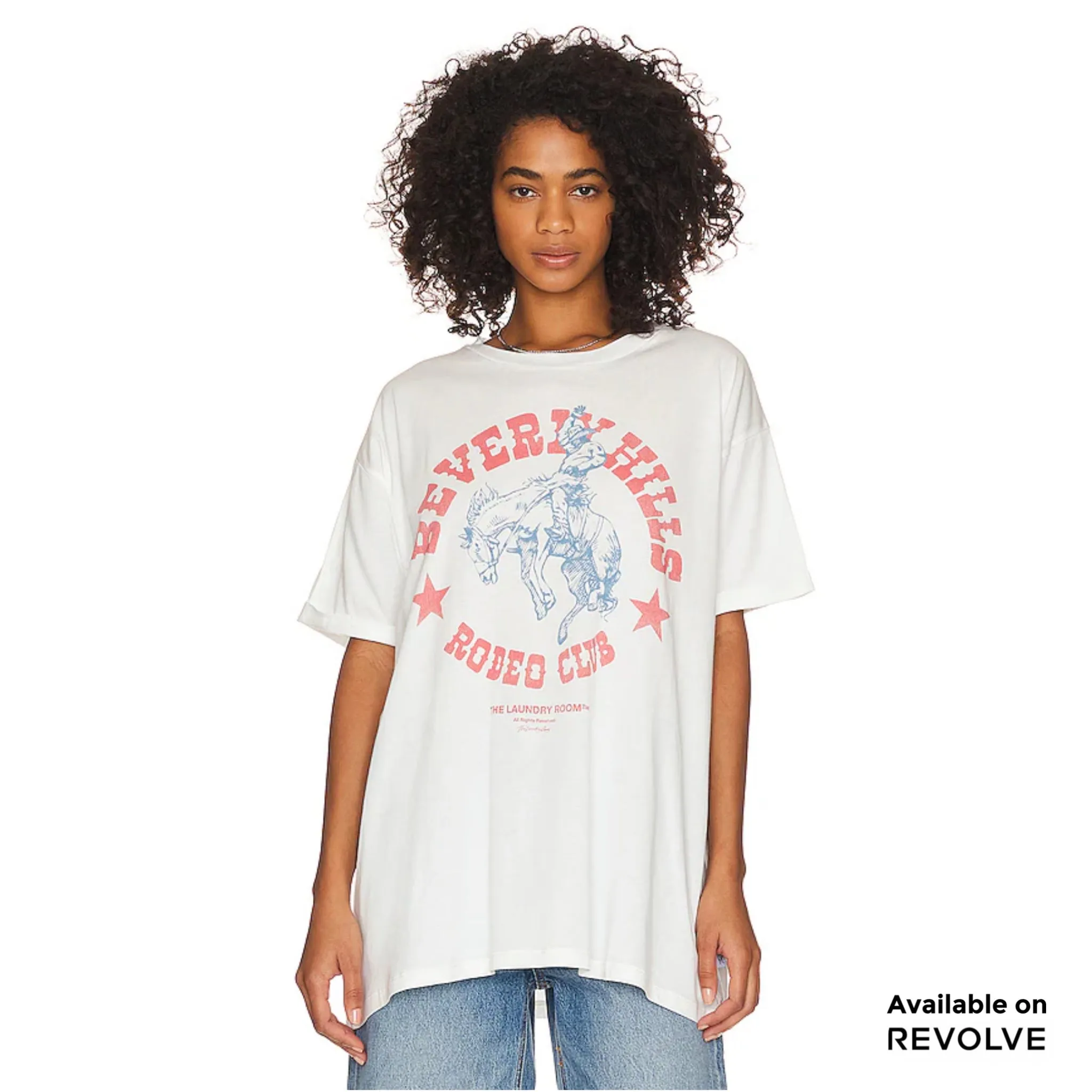 Beverly Hills Rodeo Club - Oversized Tee - White