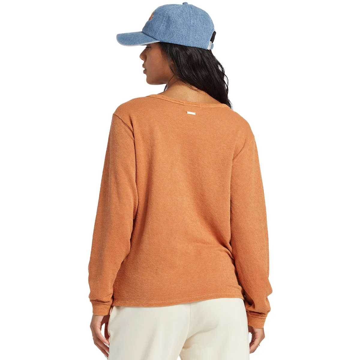 Billabong Women's Sunday Vibes Long Sleeve Knit Top