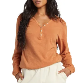 Billabong Women's Sunday Vibes Long Sleeve Knit Top
