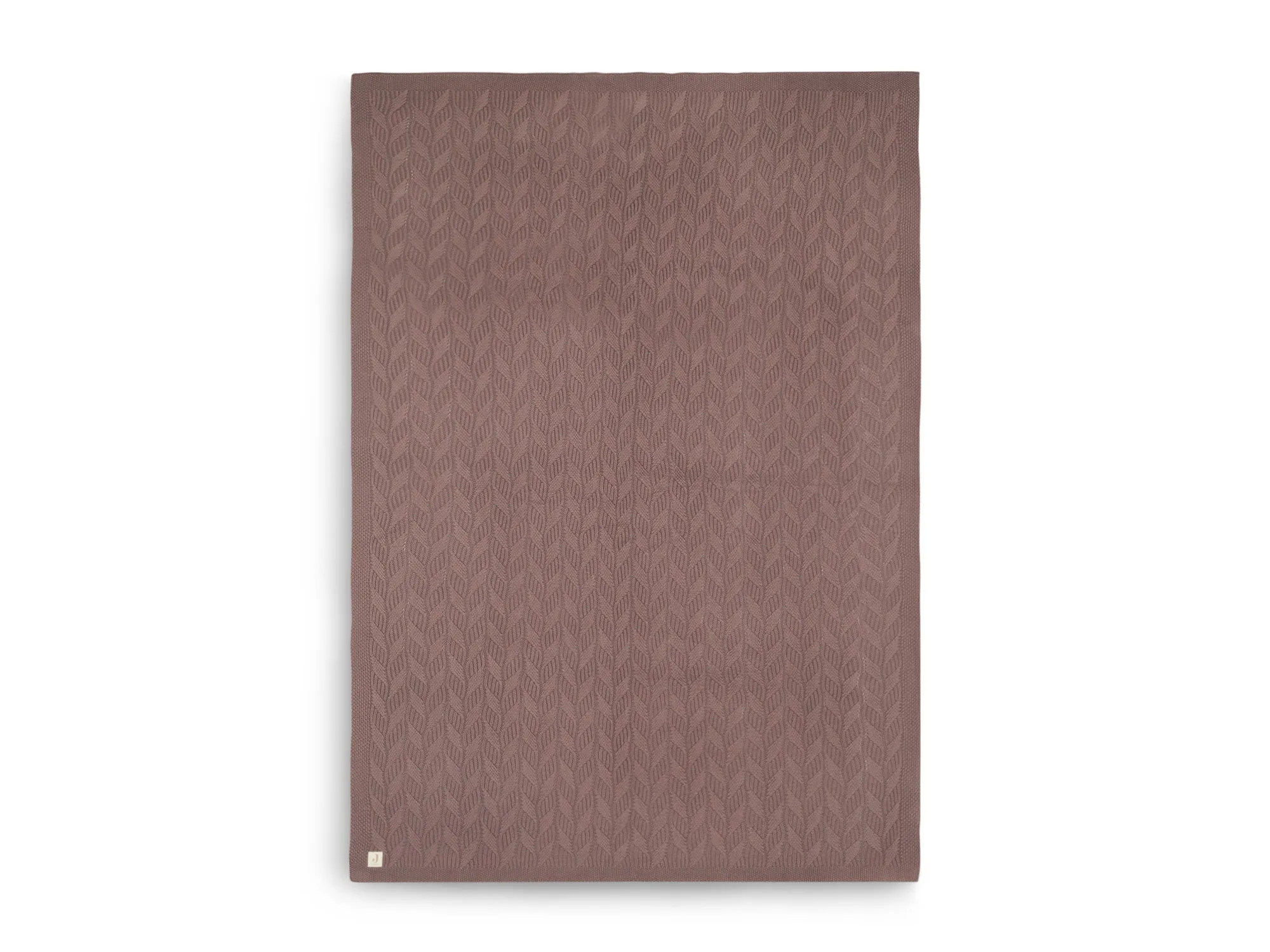 Blanket Cradle 75x100cm Spring Knit - Chestnut