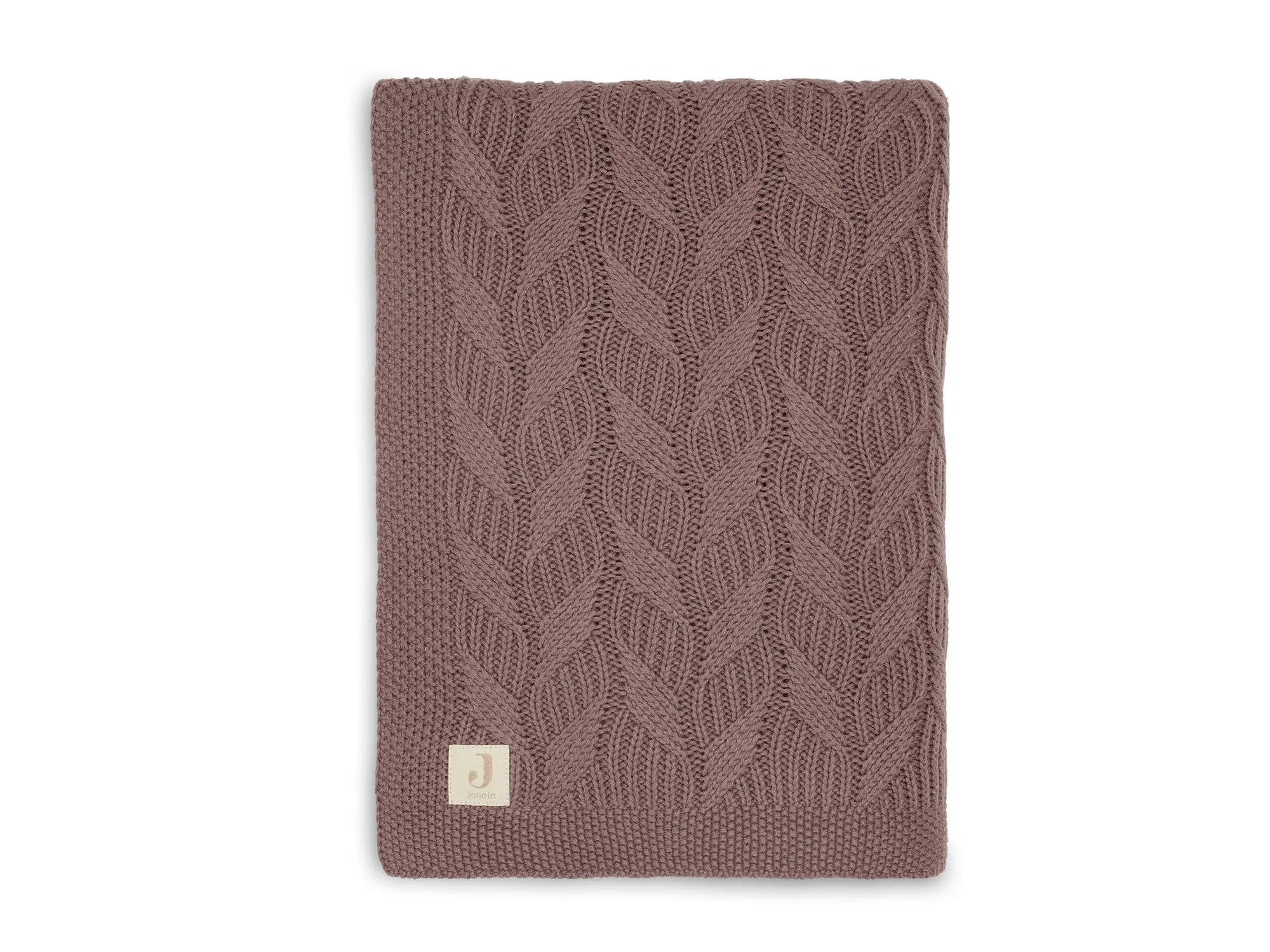 Blanket Cradle 75x100cm Spring Knit - Chestnut