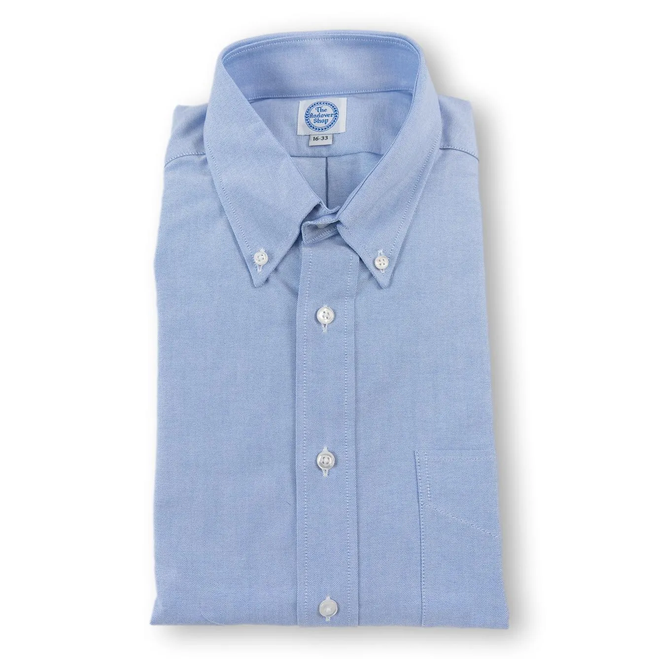 Blue Oxford Button Down Dress Shirt