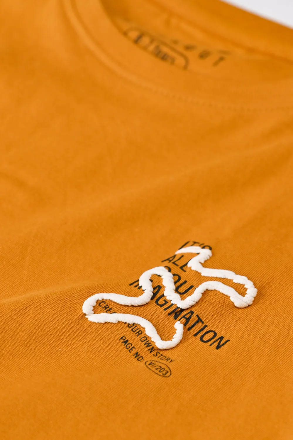 BOYS CONTRAST RIB TEE
