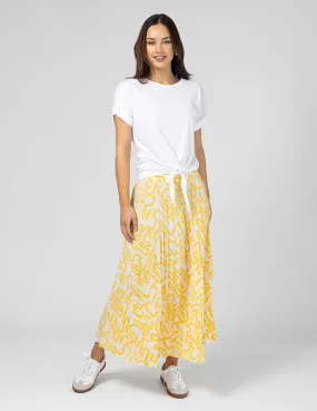 Brigette Skirt - Banana Swirl