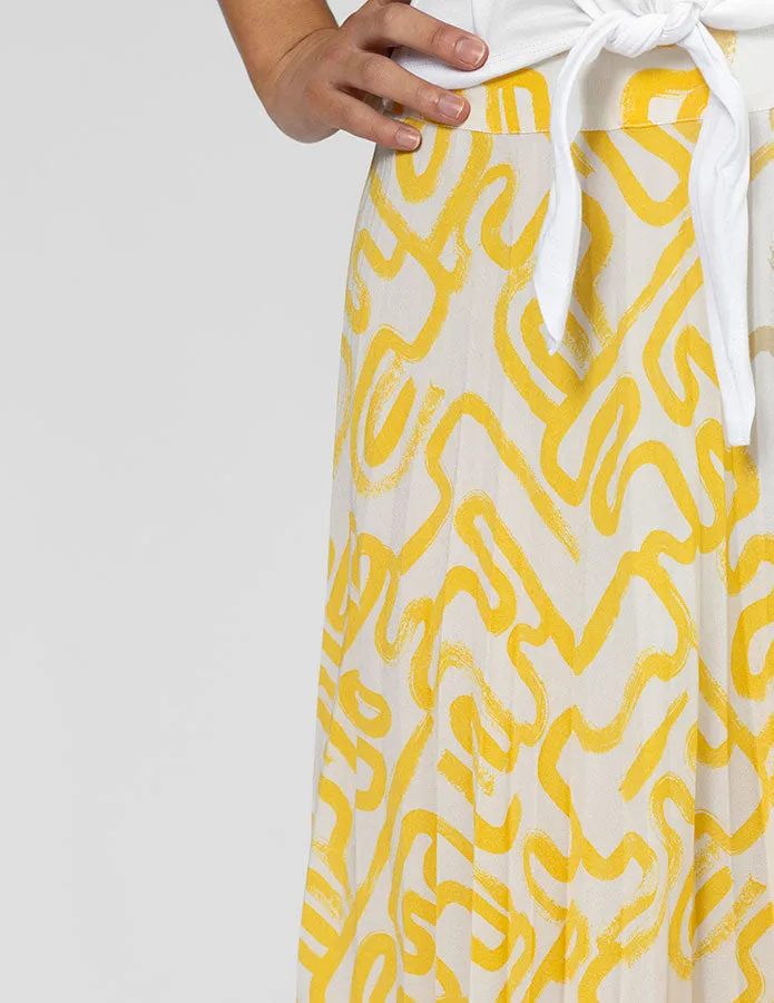 Brigette Skirt - Banana Swirl