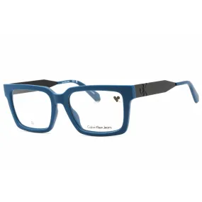 Calvin Klein Jeans Unisex Eyeglasses - Blue Full Rim Rectangular Frame | CKJ23619 400