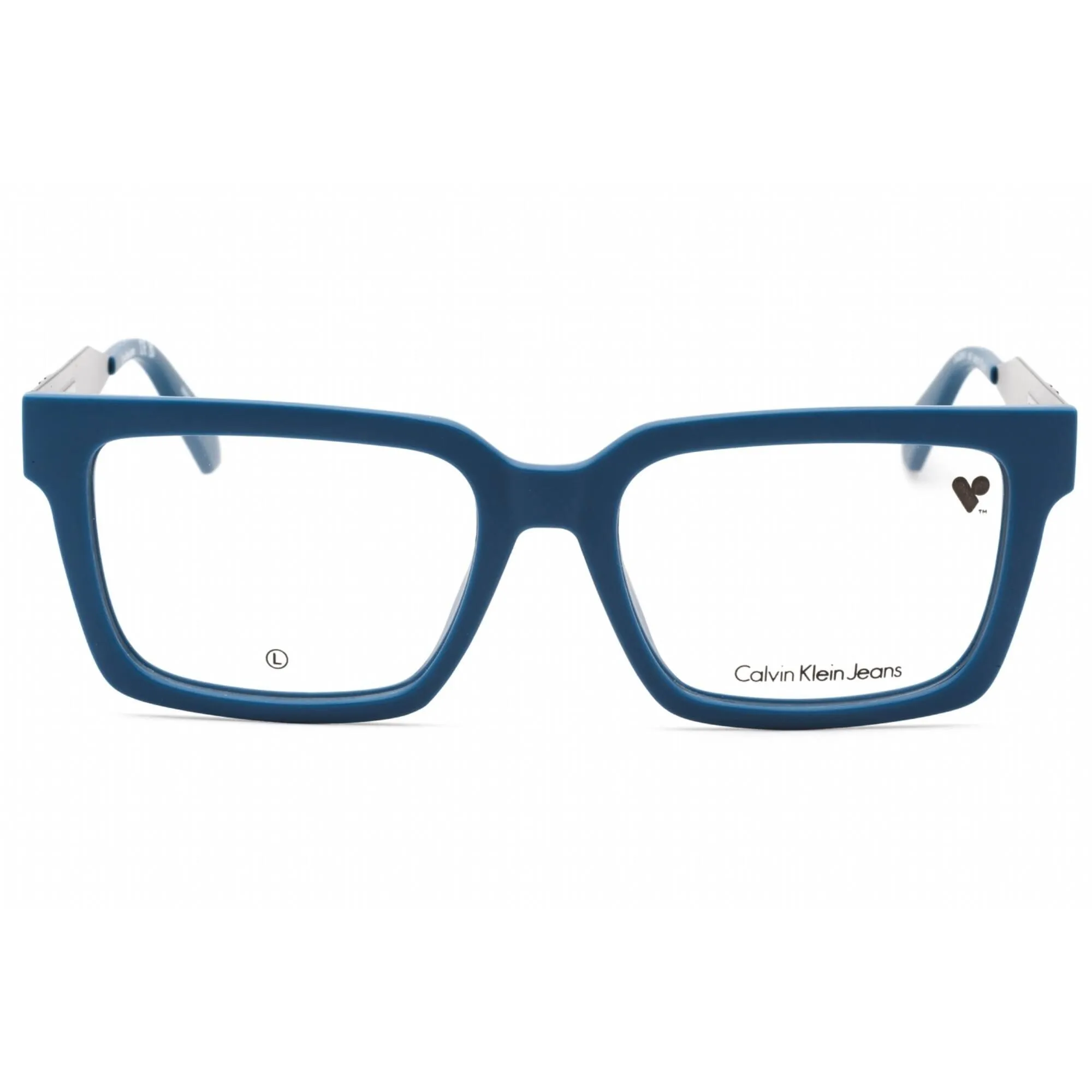 Calvin Klein Jeans Unisex Eyeglasses - Blue Full Rim Rectangular Frame | CKJ23619 400