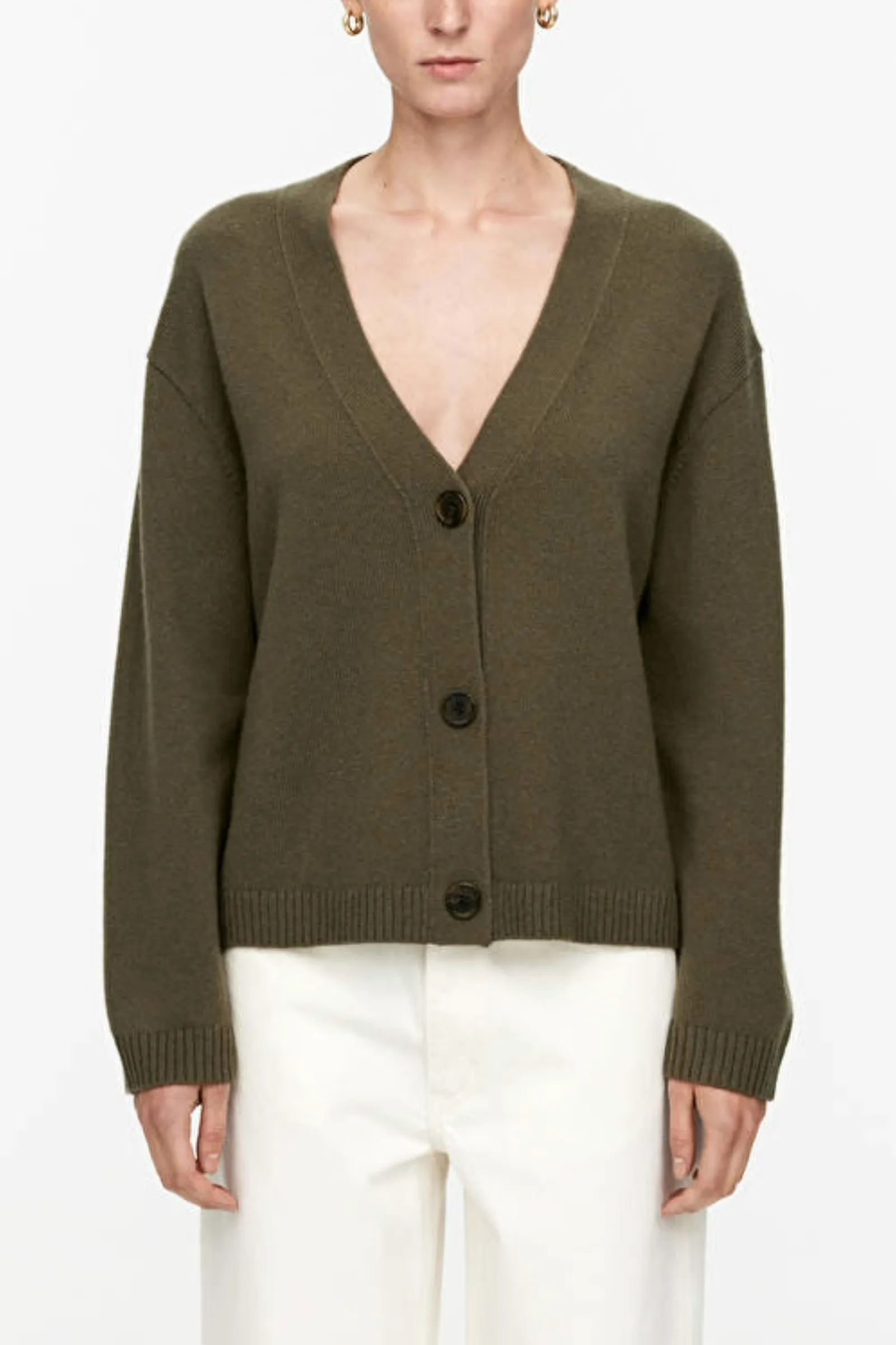 Cashmere-Wool Cardigan