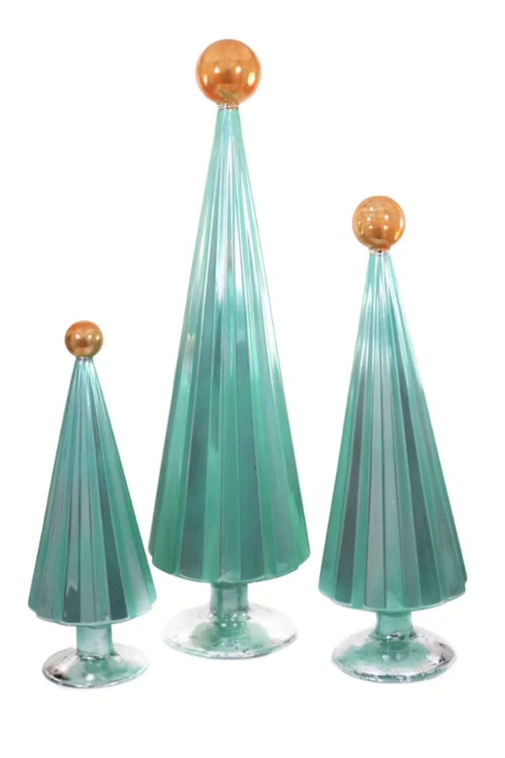 CDY Pleated Tree Ball Top - Mint Orange