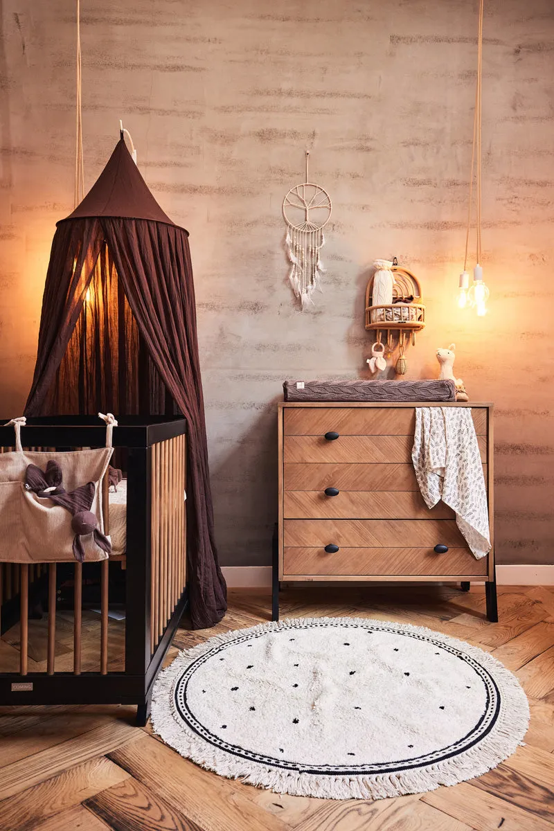 Changing Mat Cover 50x70cm Spring Knit - Chestnut