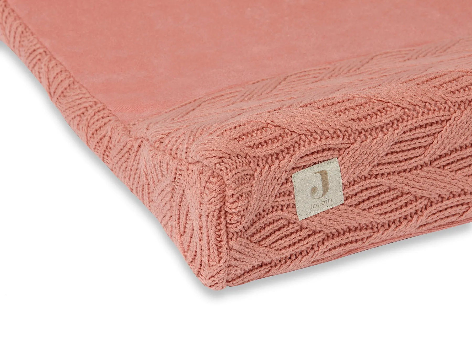 Changing Mat Cover 50x70cm Spring Knit - Rosewood