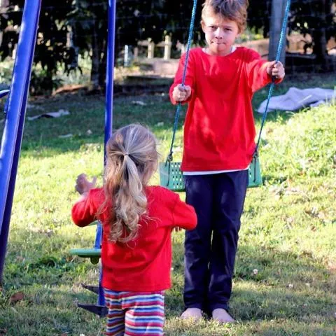 Childrens Long Sleeve Crew