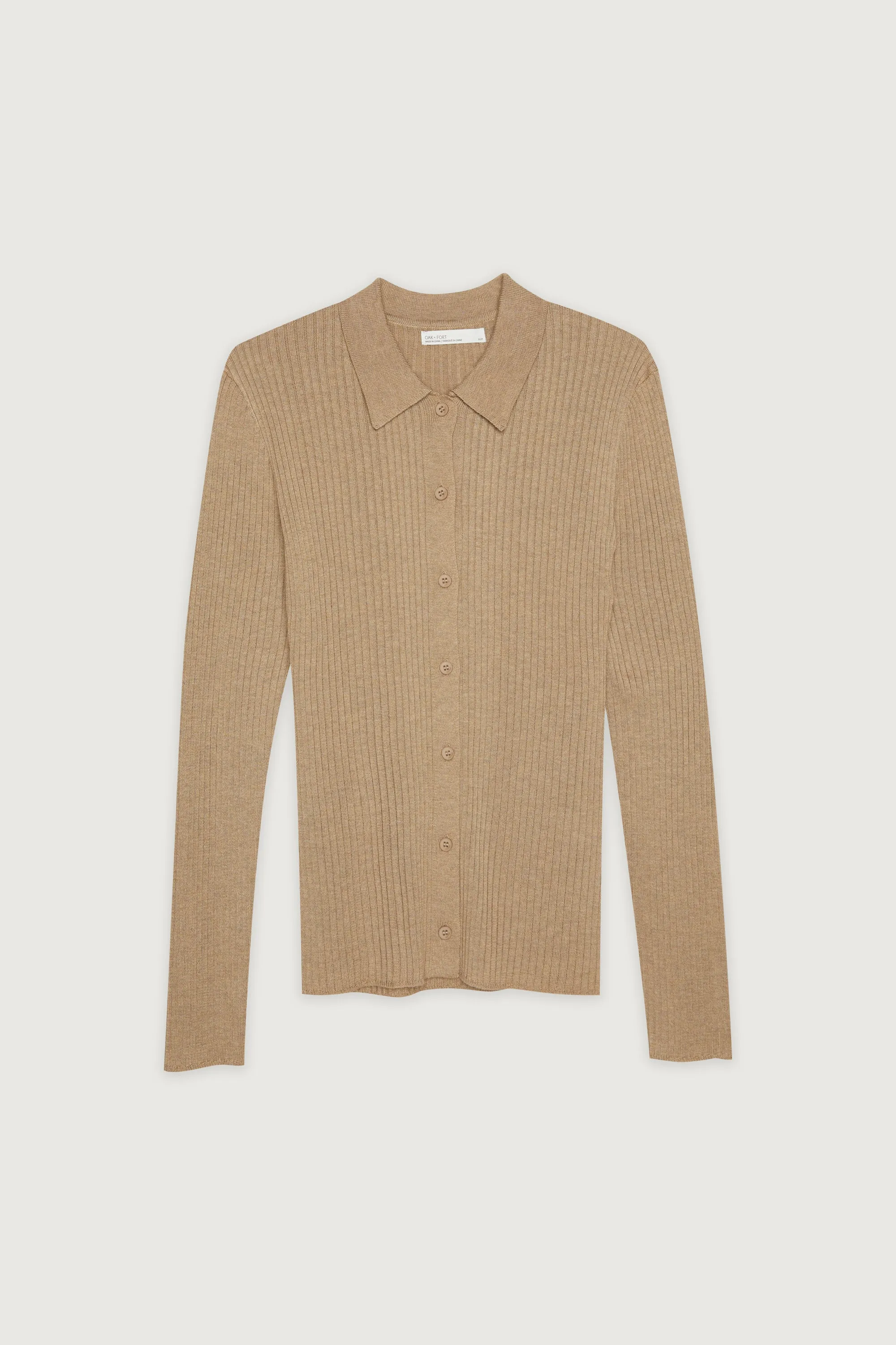 COLLARED CARDIGAN