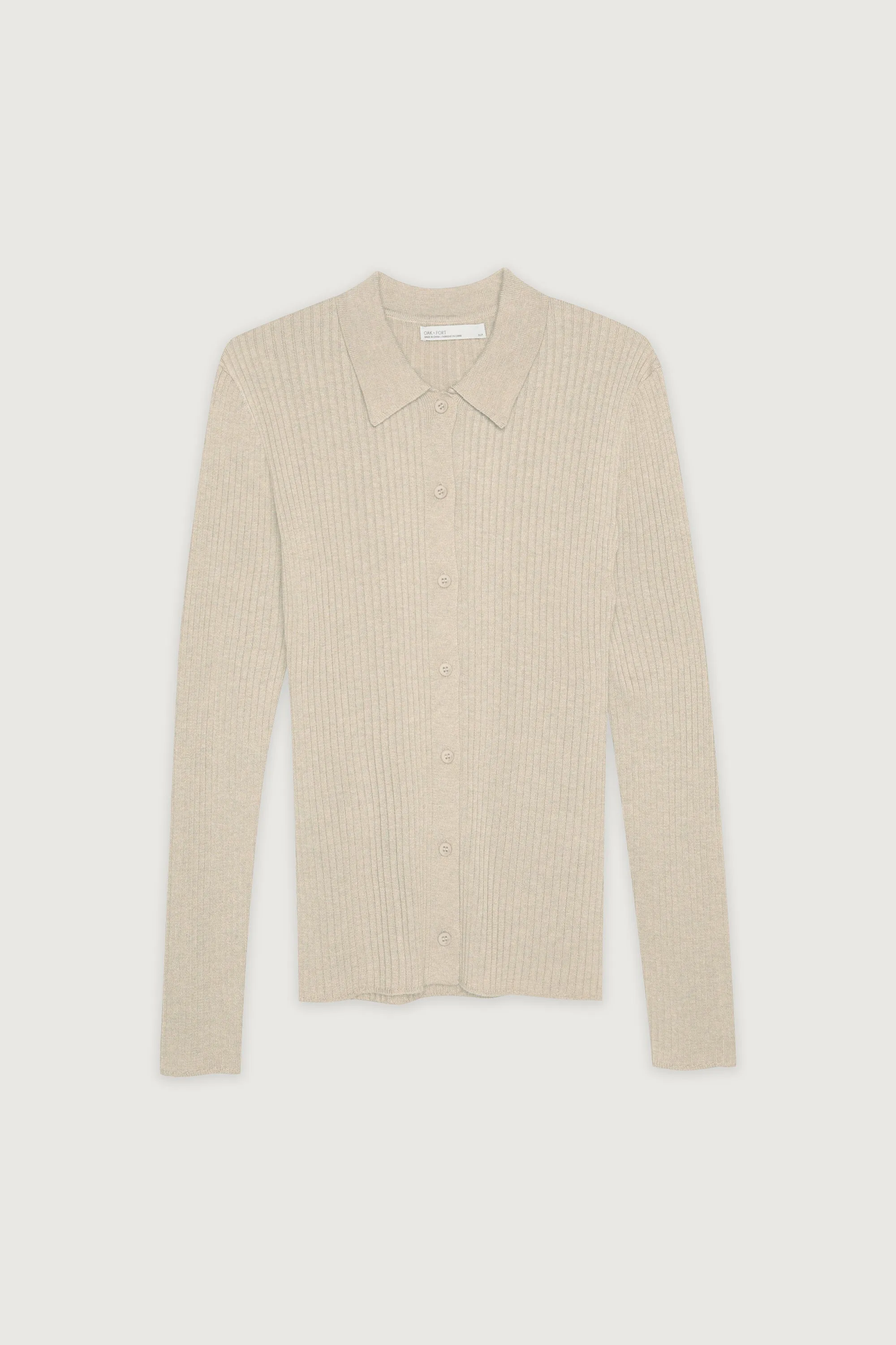COLLARED CARDIGAN