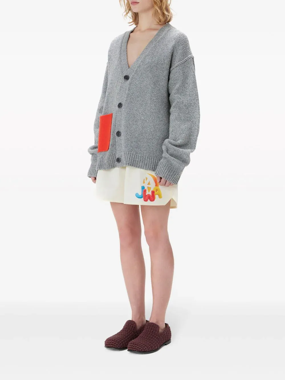 Contrast Pocket Cardigan
