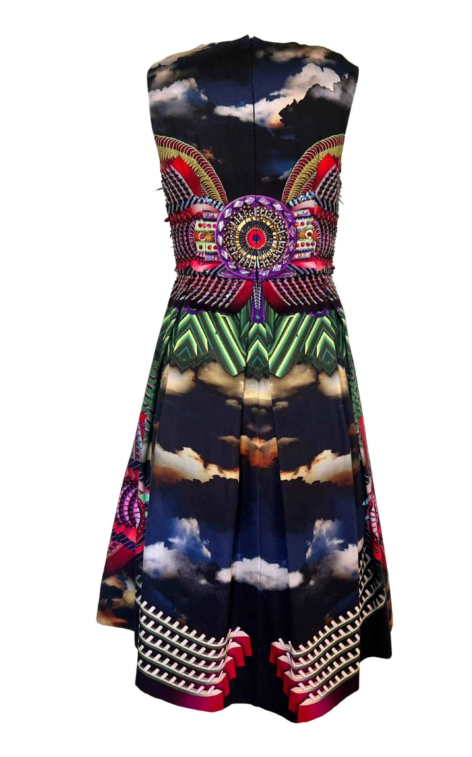 Cotton Cloud Printed Dress