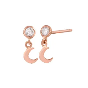 Crescent Moon Dangle Earring