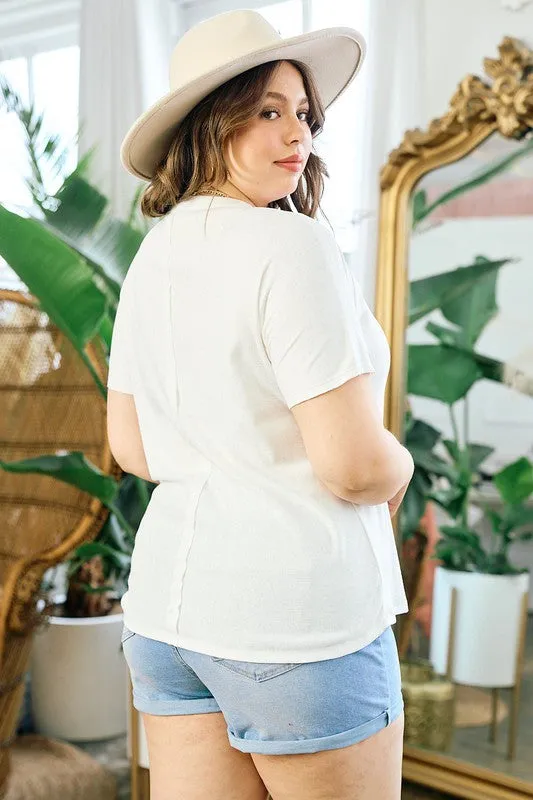 Curvy Knit Top