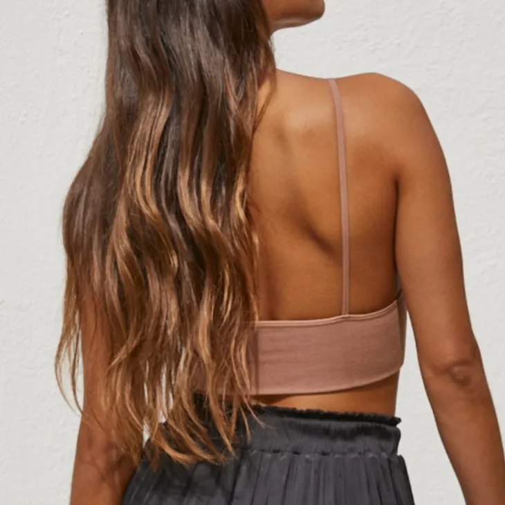 Daily Wear Triangle Ribbed Seamless Brami