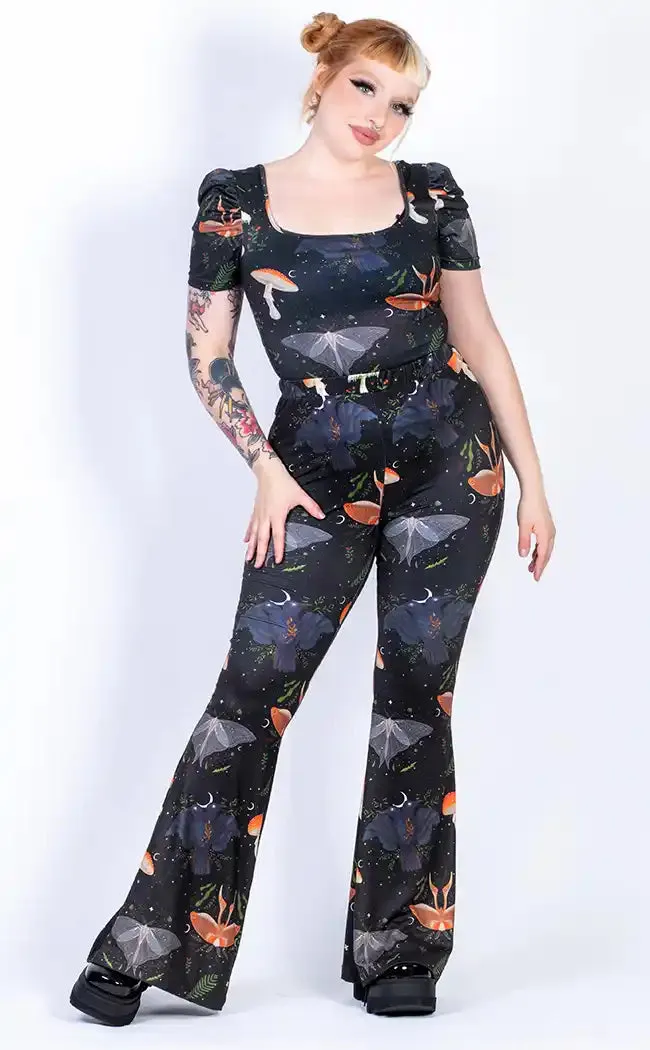 Dark Divine Puff Sleeve Top