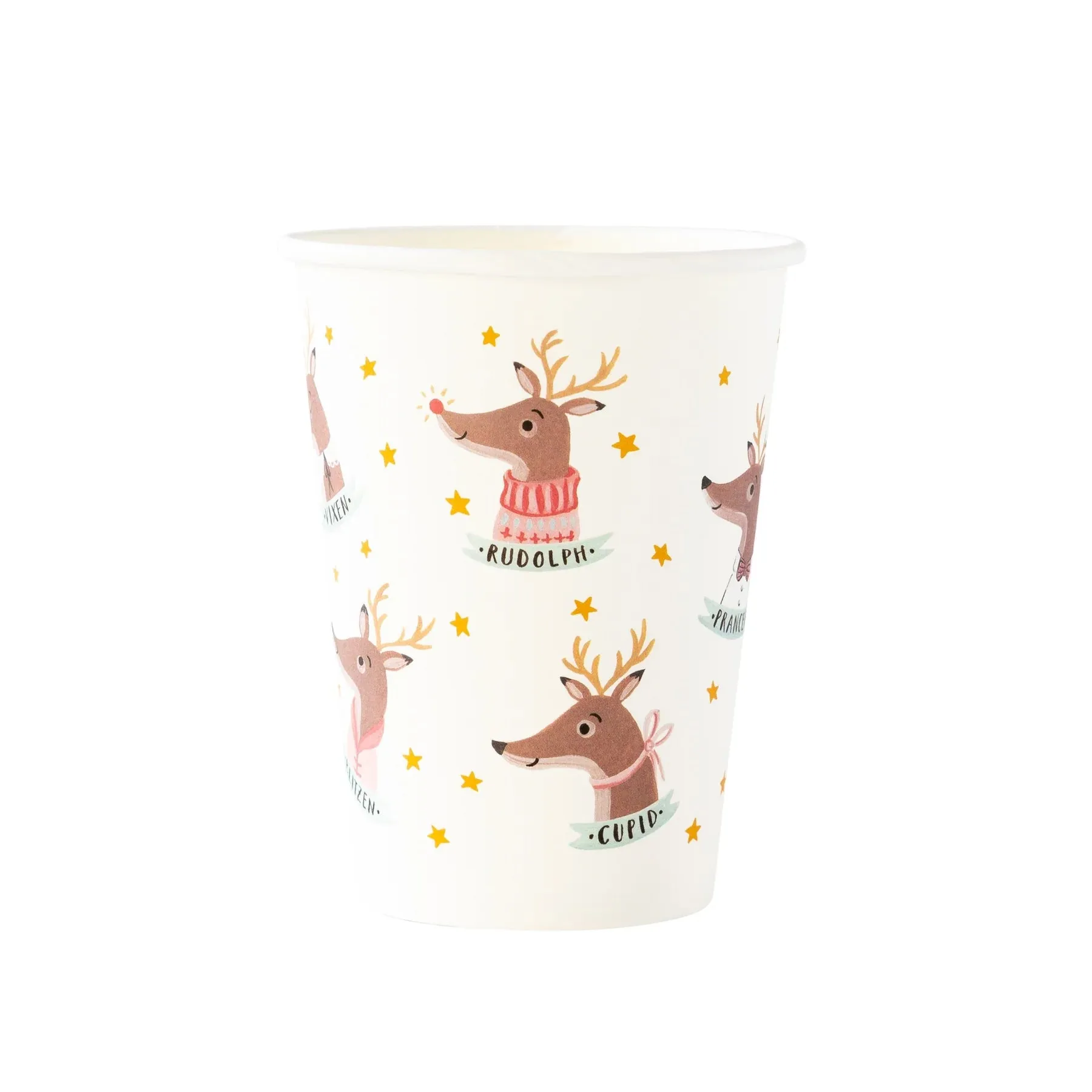 Dear Rudolph Party Cups