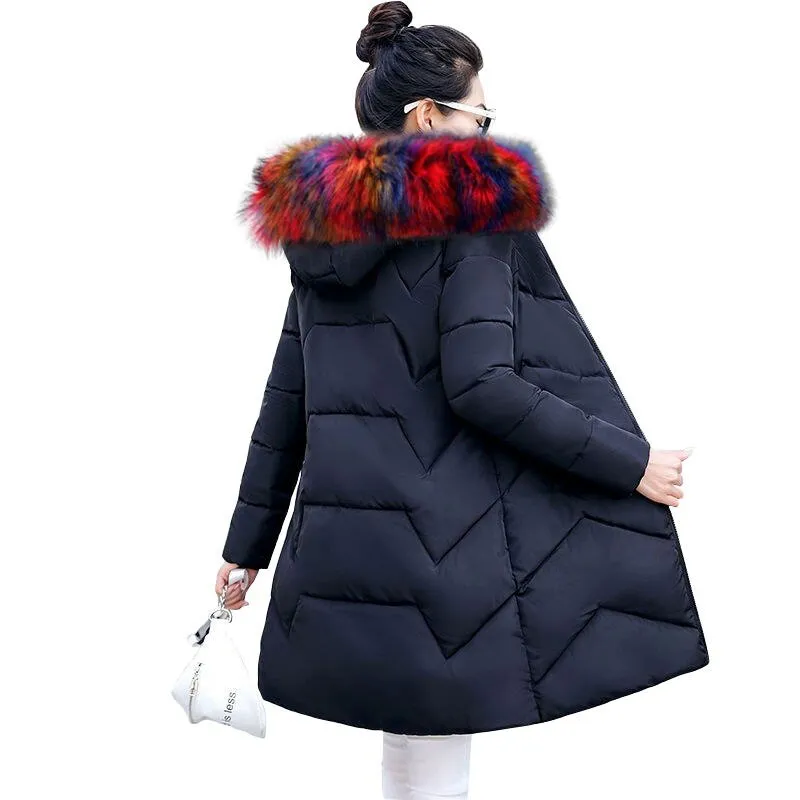 Detachable Fake Fur Winter Jacket