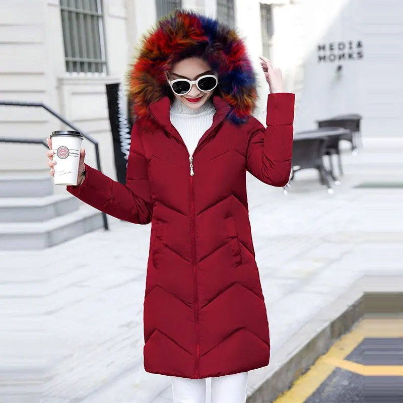 Detachable Fake Fur Winter Jacket