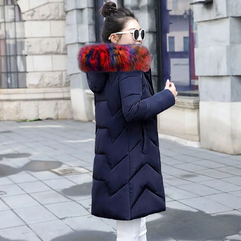 Detachable Fake Fur Winter Jacket