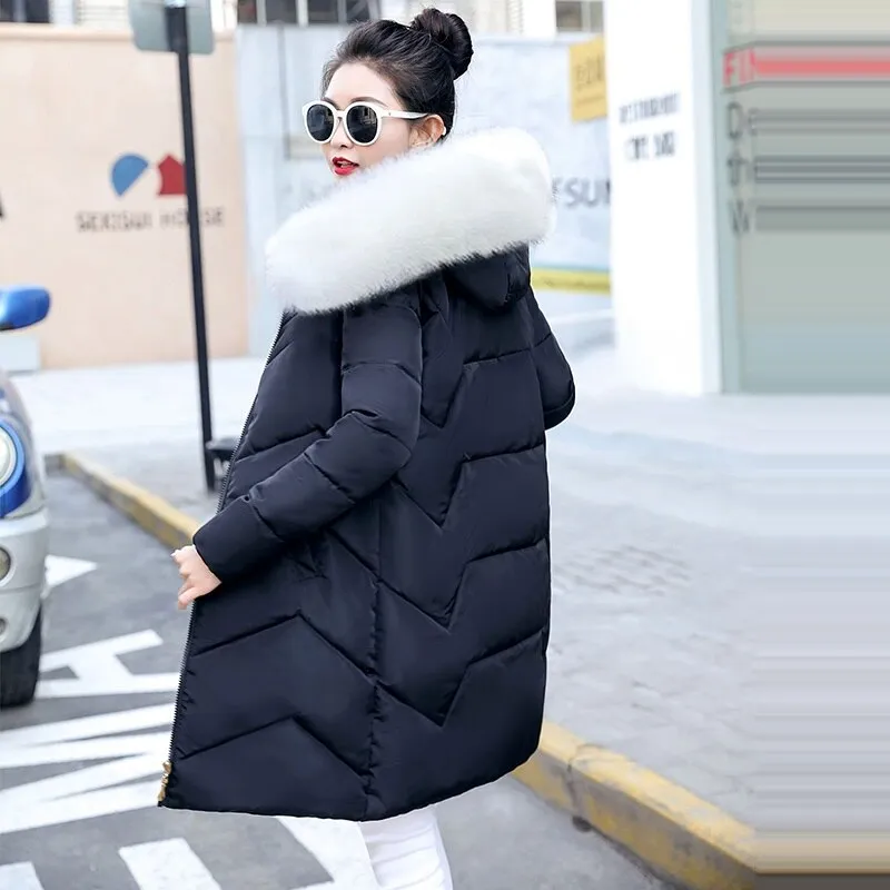 Detachable Fake Fur Winter Jacket