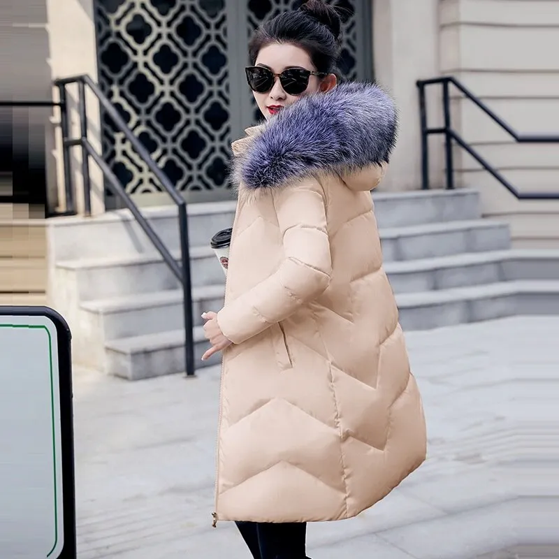Detachable Fake Fur Winter Jacket