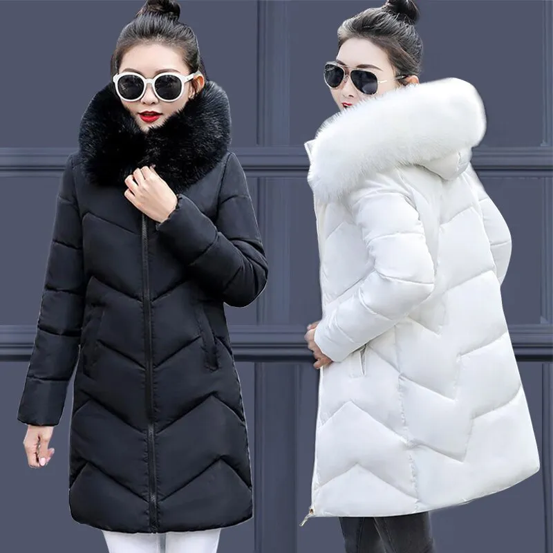 Detachable Fake Fur Winter Jacket