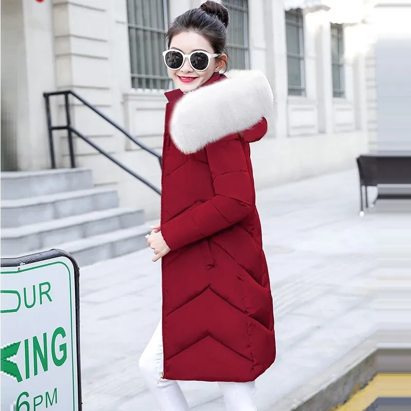 Detachable Fake Fur Winter Jacket