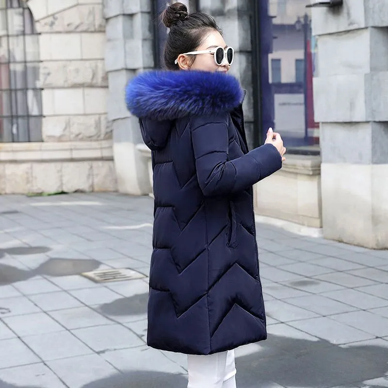 Detachable Fake Fur Winter Jacket