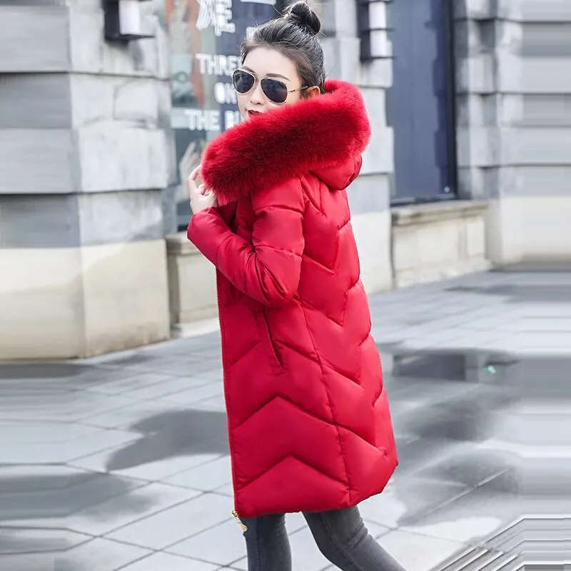 Detachable Fake Fur Winter Jacket