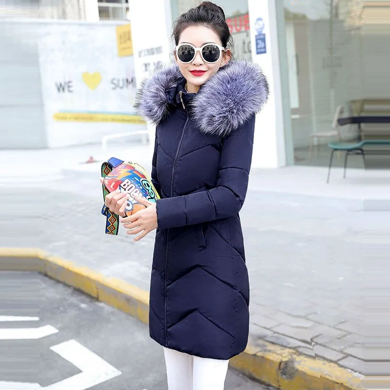 Detachable Fake Fur Winter Jacket