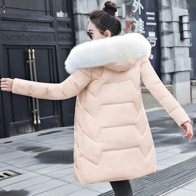 Detachable Fake Fur Winter Jacket