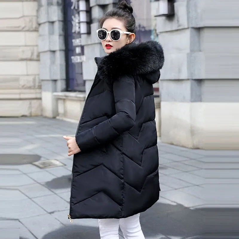 Detachable Fake Fur Winter Jacket